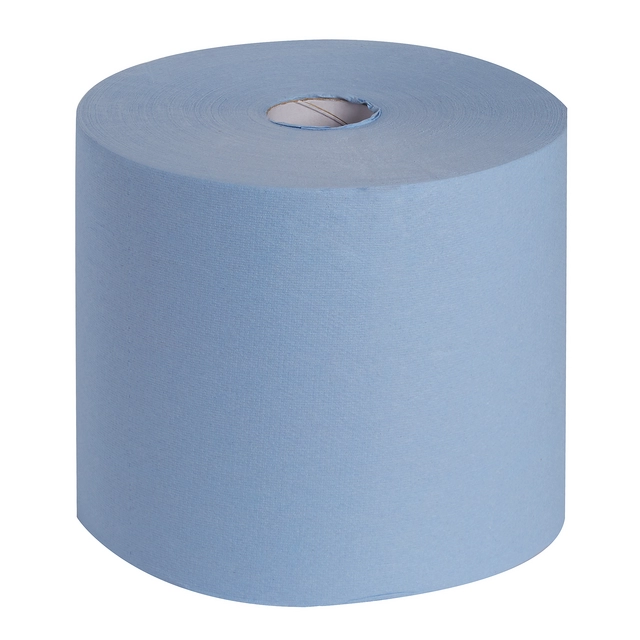 Een Poetsrol WypAll L10 EXTRA 1-laags 23,5cmx380m 1000 vel blauw 7472 koop je bij Clippz! Office Supplies