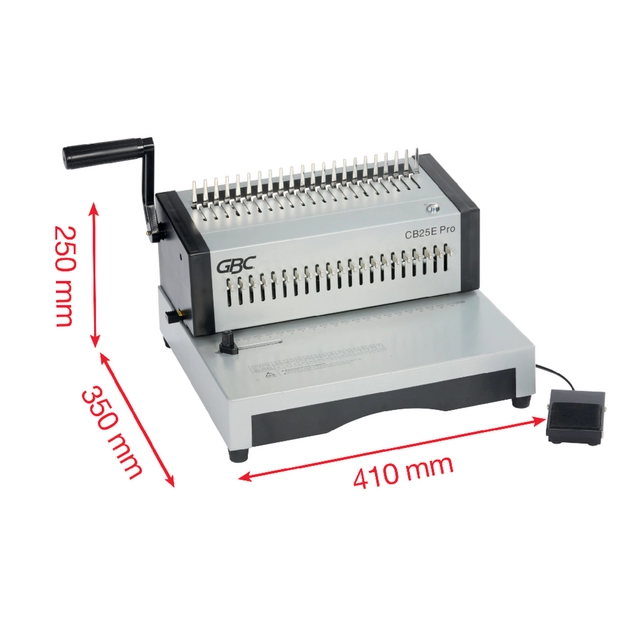 Een Inbindmachine GBC Combbind CB25E Pro koop je bij van Kerkvoorde & Hollander B.V.