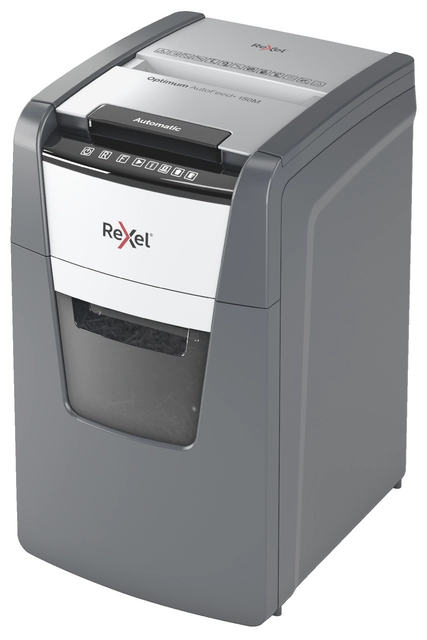 Een Papiervernietiger Rexel Optimum Auto+ 150M 2x15mm koop je bij All Office Kuipers BV