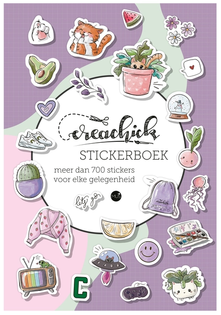 Een Stickerboek CreaChick A5 50 vel koop je bij Topkantoor Repro Creatief