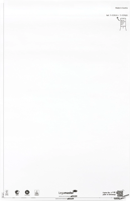 Flipoverpapier Legamaster SKETCH ECO blanco 2x 50 vellen