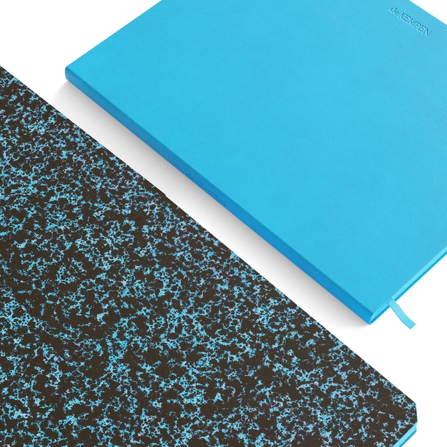 Notitieboek de KEMPEN Limitless 171x220mm blanco 192 pagina's 90gr felblauw