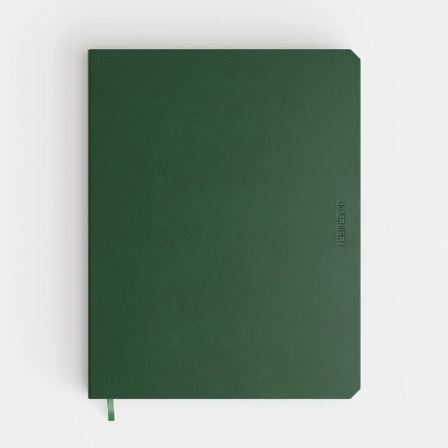 Notitieboek de KEMPEN Origin 171x220mm blanco 192 pagina's 90gr groen