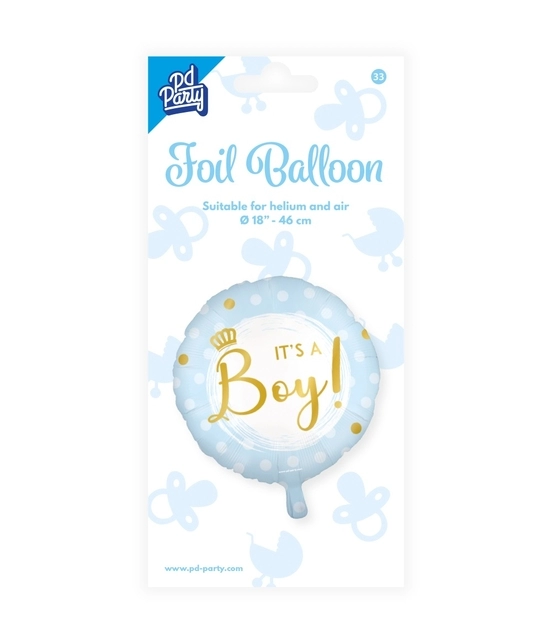 Een Foil balloon It's a boy! koop je bij Kantorice office & business supplies