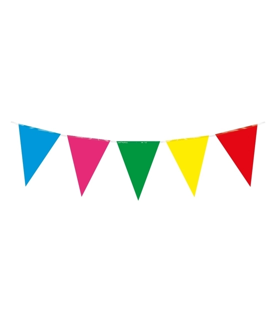 Een Party Flag PE Multi Colour koop je bij Kantorice office & business supplies