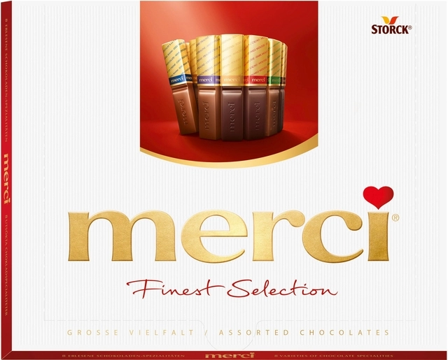 Een Chocolade Merci finest selection 250gr koop je bij Quality Office Supplies