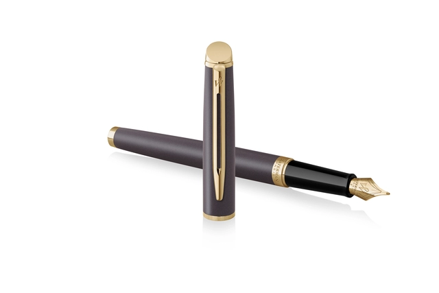 Een Vulpen Waterman Hémisphère Fashion Colors metallic black GT fijn koop je bij Kwantinex