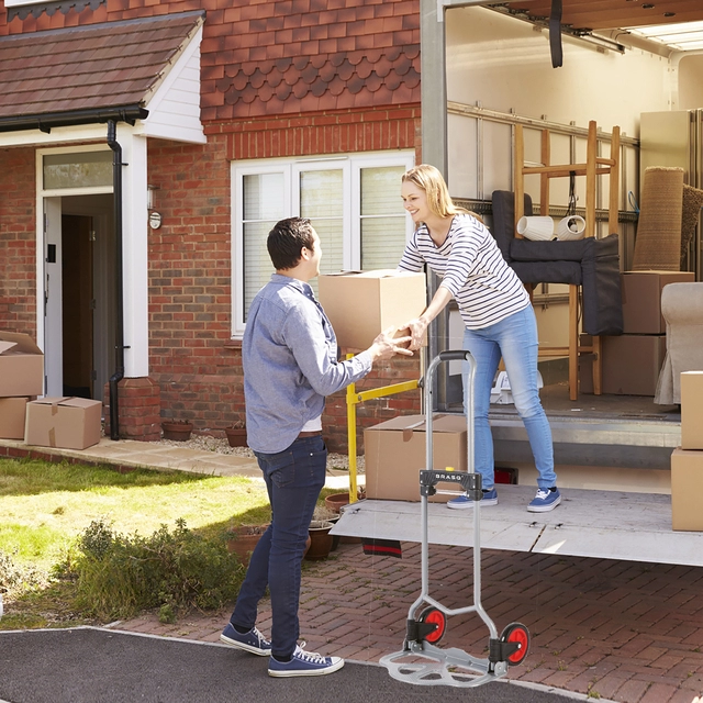 Een Steekwagen BRASQ Inklapbaar HT60 incl. bagagespin 60Kg koop je bij Mado BV