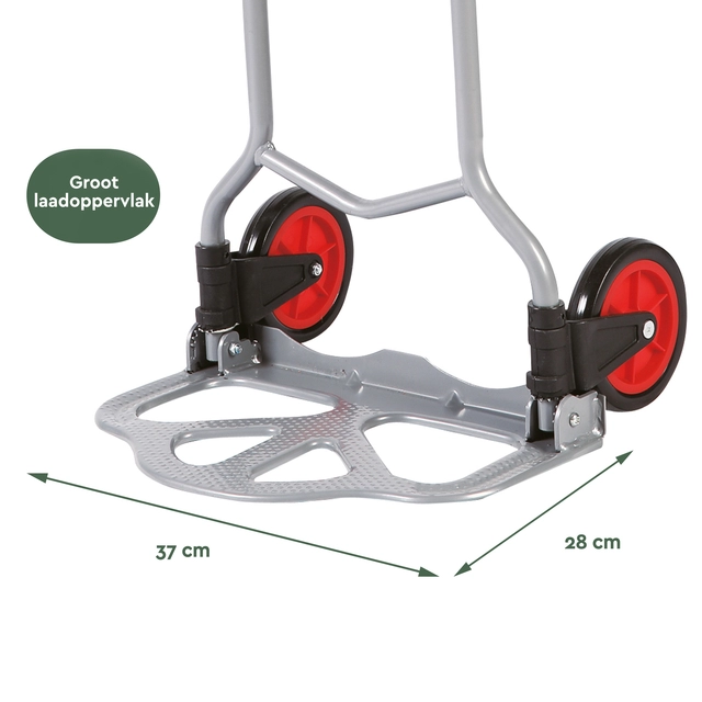 Een Steekwagen BRASQ Inklapbaar HT60 incl. bagagespin 60Kg koop je bij Mado BV