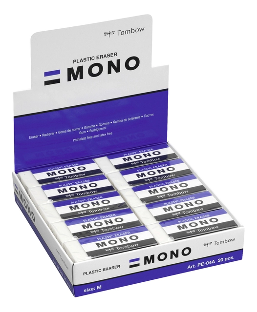 Een Gum Tombow MONO 19 gram wit koop je bij Kantoorenthuis.nl