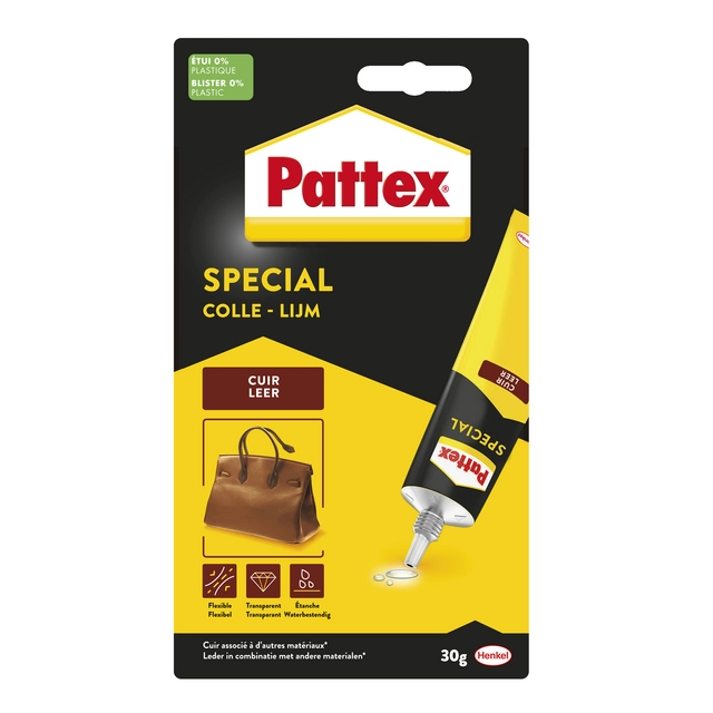 Een Lijm Pattex Special leerlijm 30 gram koop je bij Romijn Office Supply