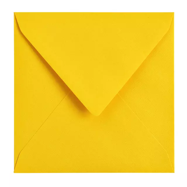 Een Envelop Papicolor 140x140mm dottergeel koop je bij All Office Kuipers BV