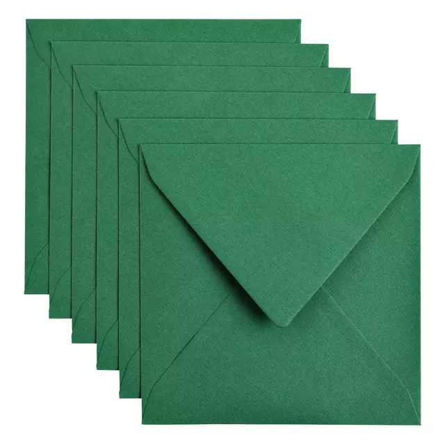 Een Envelop Papicolor 140x140mm dennengroen koop je bij De Joma BV