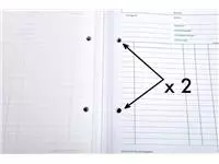 Een Kasboek Exacompta Manifold facturen dupli 50vel koop je bij All Office Kuipers BV