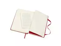 Een Notitieboek Moleskine pocket 90x140mm lijn hc rd koop je bij All Office Kuipers BV
