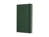 Een Notitieboek Moleskine large 130x210mm blanco hard cover myrtle green koop je bij De Joma BV