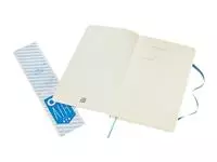 Notitieboek Moleskine large 130x210mm lijn soft cover reef blue