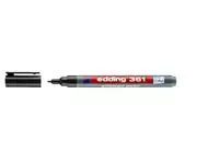 Een Viltstift edding 361 whiteboard rond 1mm zwart koop je bij QuickOffice BV