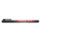 Viltstift edding 141 rond 0.6mm zwart