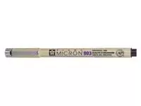 Een Fineliner Sakura pigma micron 003 zwart 0.15mm koop je bij Clippz! Office Supplies