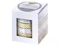 Buy your Washi tape Folia hotfoil zilver & goud 2x 15mmx5m 2x 10mmx5m 4 designs at QuickOffice BV