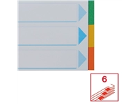 Buy your Tabbladen Esselte Standaard A4 6-delig karton 11-rings met voorblad assorti at QuickOffice BV