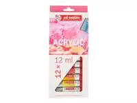 Een Acrylverf Talens Art Creation met stappenplan 12ml set à 12 kleuren koop je bij Quality Office Supplies