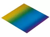 Een Vouwblaadjes Folia 100gr 15x15cm 100v regenboog koop je bij All Office Kuipers BV