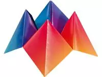 Een Vouwblaadjes Folia 100gr 15x15cm 100 vel regenboog koop je bij Kantorice office & business supplies