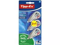 Correctieroller Tipp-ex mini pure ecolutions 5mmx6m blister 2+1 gratis