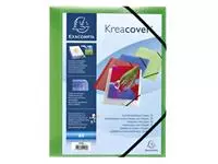 Een Elastomap Exacompta Kreacover A4 3 kleppen PP assorti koop je bij QuickOffice BV