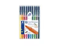 Een Kleurstift Staedtler 323 triplus color 10 st ass koop je bij All Office Kuipers BV