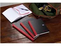 Een Notitieboek Oxford Black n' Red A5 96vel lijn koop je bij All Office Kuipers BV