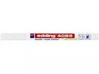 Krijtstift edding 4085 by Securit rond 1-2mm wit