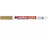 Krijtstift edding 4085 by Securit rond 1-2mm goud