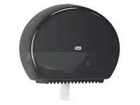 Een Toiletpapierdispenser Tork Mini Jumbo T2 Elevation zwart 555008 koop je bij Supply Mij