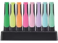 Markeerstift STABILO GREEN BOSS 6070/8 pastel assorti deskset à 8 stuks