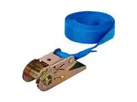 Spanband ProPlus blauw met ratel 3,5m