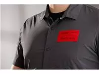 Een Etiket Dymo LabelWriter naamkaart 54x101mm 1 rol á 220 stuks rood koop je bij De Joma BV