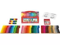 Een Kleurstift Faber-Castell Connector assorti koffer à 60 stuks koop je bij Scheepstra Drachten