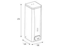 Een Dispenser Katrin 982517 zeepdispenser Metaal wit koop je bij All Office Kuipers BV