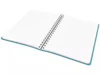 Een Notitieboek Leitz Cosy B5 160blz 100gr spiraal lijn blauw koop je bij De Joma BV