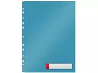 Een Insteekmap U-model Leitz Cosy harmonica A4 met perforatiestrip PP blauw koop je bij QuickOffice BV