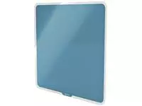 Een Glasbord Leitz Cosy magnetisch 450x450mm blauw koop je bij Kantorice office & business supplies