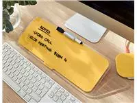 Een Glas Desktop Pad Leitz Cosy geel koop je bij De Joma BV