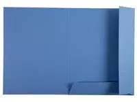 Een Dossiermap Exacompta Clean'Safe 2-kleppen blauw koop je bij All Office Kuipers BV