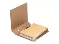 Een Ordner Oxford Touareg A4 80mm karton naturel/wit koop je bij All Office Kuipers BV