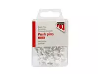 Een Push pins Quantore 40 stuks wit koop je bij All Office Kuipers BV