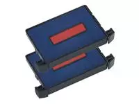 Stempelkussen Trodat 6/4750 2 stuks blauw rood