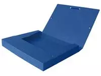 Een Elastobox Oxford Top File+ A4 40mm blauw koop je bij De Joma BV